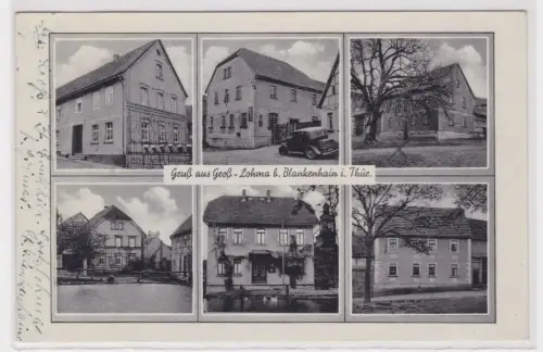909909 Mehrbild Ak Gruß aus Groß-Lohma bei Blankenhain in Thüringen 1941