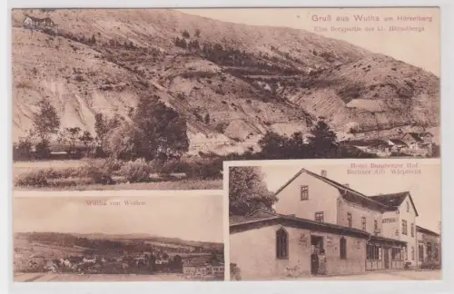 910663 Mehrbild Ak Gruß aus Wutha am Hörselberg Hotel Bamberger Hof 1908