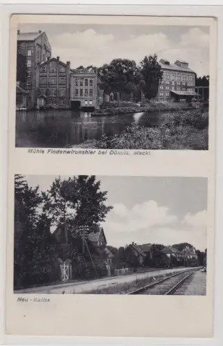 910058 Mehrbild Ak Mühle Findenwirunshier bei Dömitz in Mecklenburg, Neu Kaliss