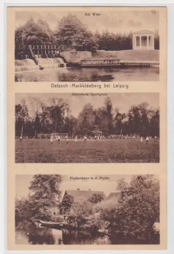 910364 Ak Oetzsch Markkleeberg bei Leipzig Gemeinde Sportplatz usw. 1933