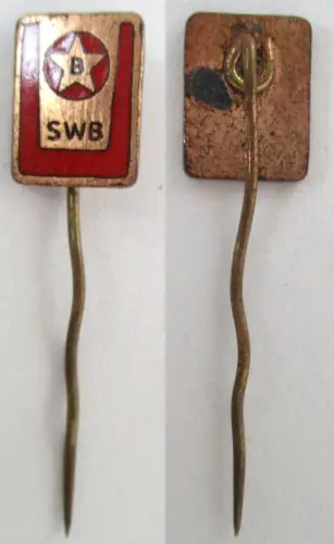 DDR Anstecknadel Firmen Abzeichen VEB Stahl- u. Walzwerk Brandenburg SWB /118787