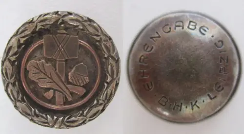 DDR Abzeichen Handwerkskammer des Bezirkes Ehrengabe BHK Leipzig Silber (170252)