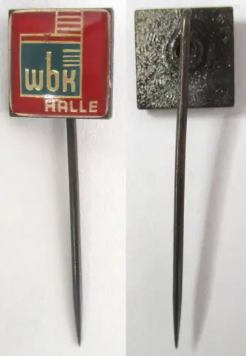 DDR Anstecknadel WBK Wohnungsbaukombinat Halle (147757)