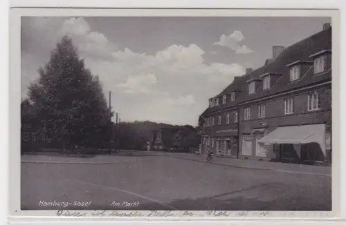 20539 Ak Hamburg-Sasel Am Markt 1939