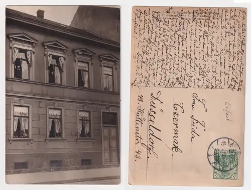 910072 Foto Ak Erfurt Wohnhaus Mehrfamilienhaus 1910