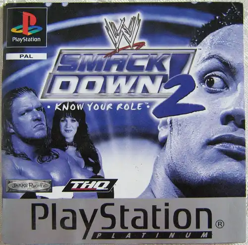 Spielanleitung Smack Down Know your Role Playstation Booklet
