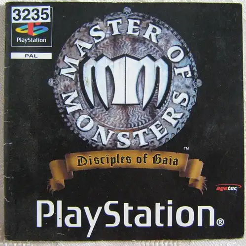 Spielanleitung Masters of Monsters mm Playstation Booklet