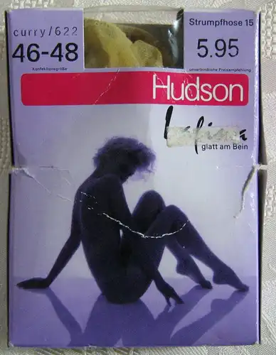 True Vintage Damen Strumpfhose HUDSON Größe 46/48 Curry