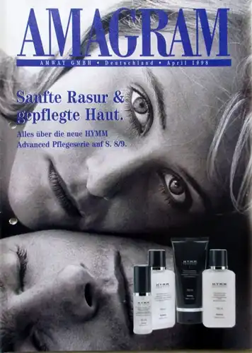 Amagram AMWAY Berater Zeitschrift Hymm 4 1998