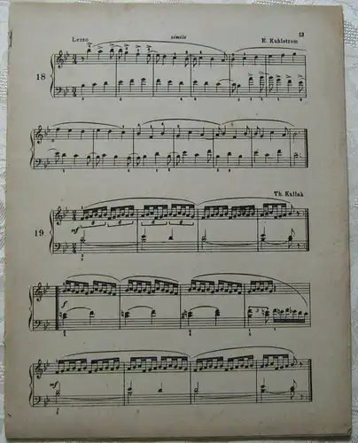 Antike Musik Noten Blätter 1901 Augener & Co. A 1028