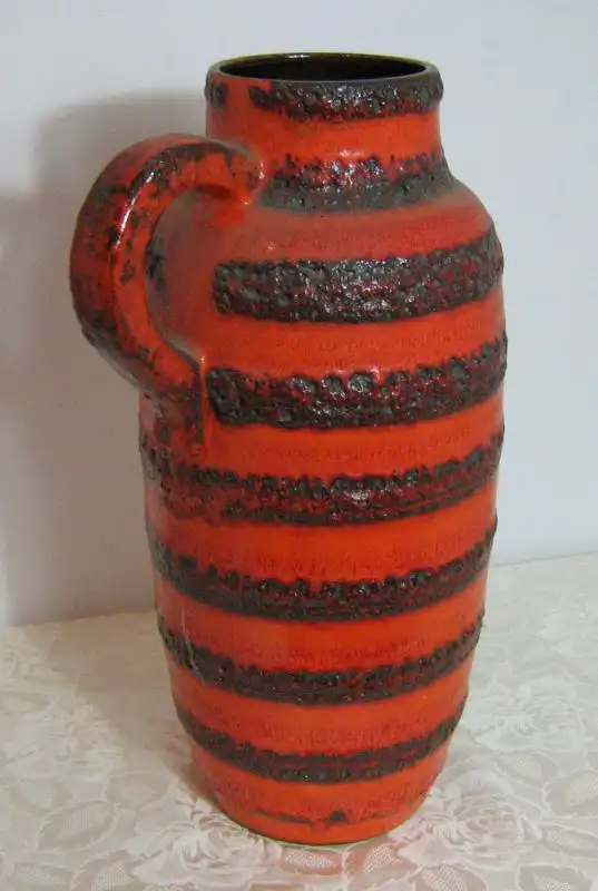Scheurich Vintage Boden Vase Keramik Krug Erbstück Riesig  2