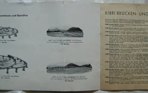 Modell Brückenbau KIBRI 1960 Ratgeber