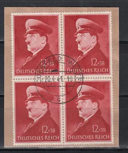 Deutsches Reich MiNo. 772x Bs 4er-Block o (16.-)