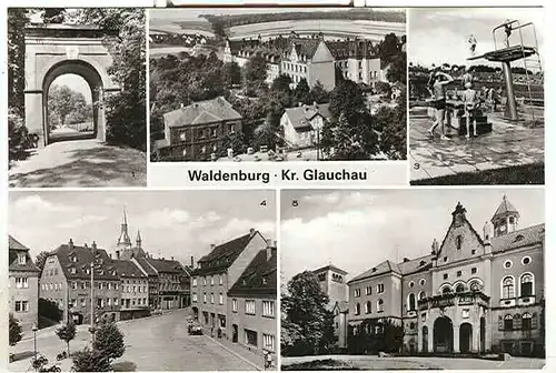 Alte Ansichtskarte/AK/Postkarte: Waldenburg Kr. Glauchau