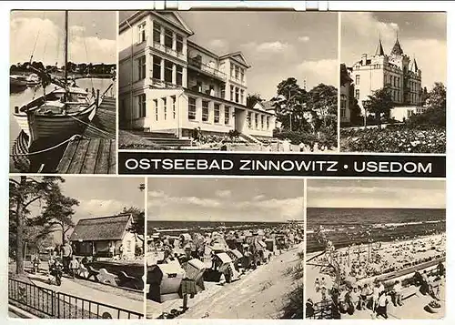 Alte Ansichtskarte/AK/Postkarte: Ostseebad Zinnowitz - Usedom