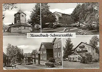 Alte Ansichtskarte/AK/Postkarte: Meuselbach-Schwarzmühle