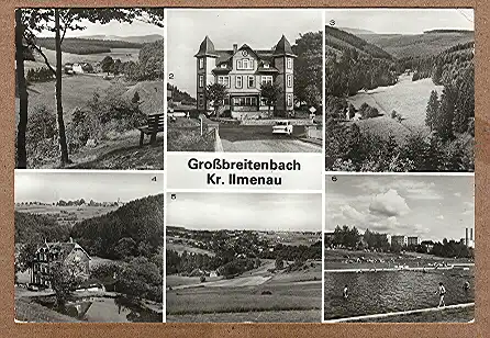 Alte Ansichtskarte/AK/Postkarte: Großbreitenbach Kr. Ilmenau