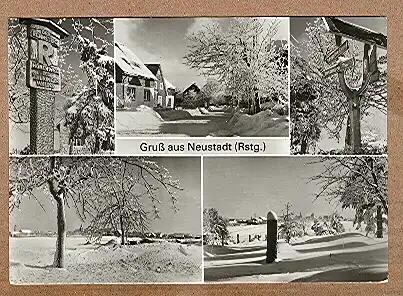 Alte Ansichtskarte/AK/Postkarte: Gruß aus Neustadt (Rstg.)