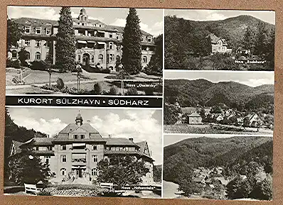 Alte Ansichtskarte/AK/Postkarte: „Kurort Sülzhayn - Südharz“