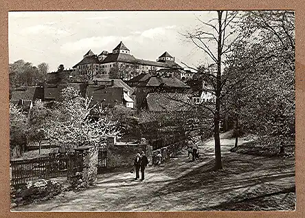 Alte Ansichtskarte/AK/Postkarte: Augustusburg (Kr. Flöha) - Blick zur Augustusburg