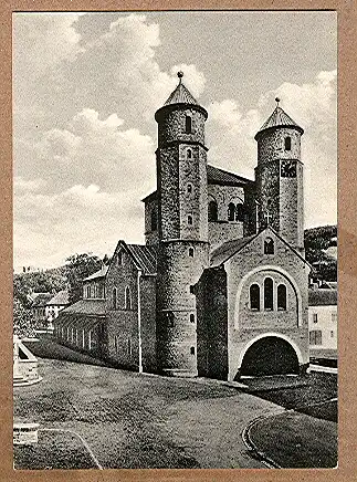 Alte Ansichtskarte/AK/Postkarte: Kneippheilbad Münstereifel - Stiftskirche