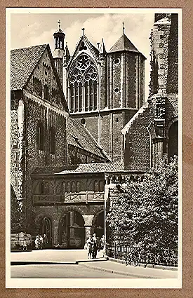 Alte Ansichtskarte/AK/Postkarte: Braunschweig Dom St. Blasius