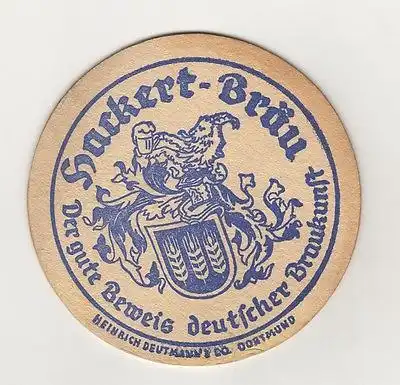 Z-2/ BD VK Brauerei Hackert Bräu Herten-Westerholt  1940 Impr.Deutmann Dortmund