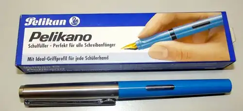 Pelikano P 450 F Blau Feder Vergoldet  Modell 2000 OVP Neu Pelikan Füller