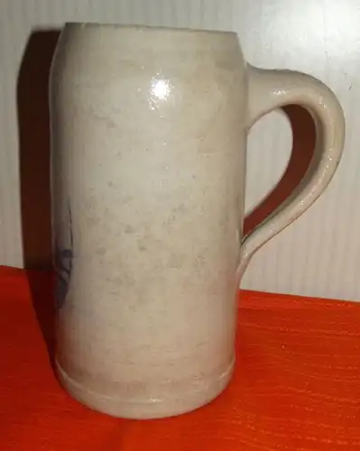 Bierkrug 1 l Masskrug Brauerei Hofbräu Coburg Vorkrieg  Coburger Hofbräu