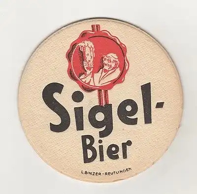 S-7/ BD Brauerei Klosterbrauerei Pfullingen Sigel Bier Impressum