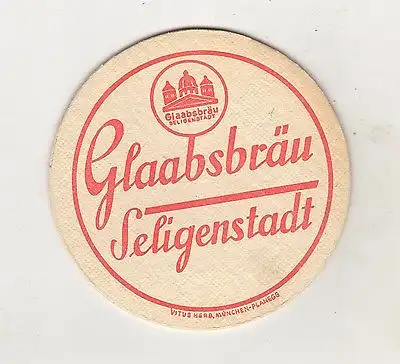 C-11/ BD Brauerei Glaabs Bräu Seligenstadt Impressum Vitamalz / 3