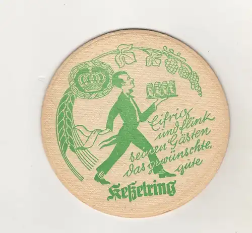 D-3 / BD Bierdeckel Brauerei Kesselring Marktsteft am Main Unterfranken / 2
