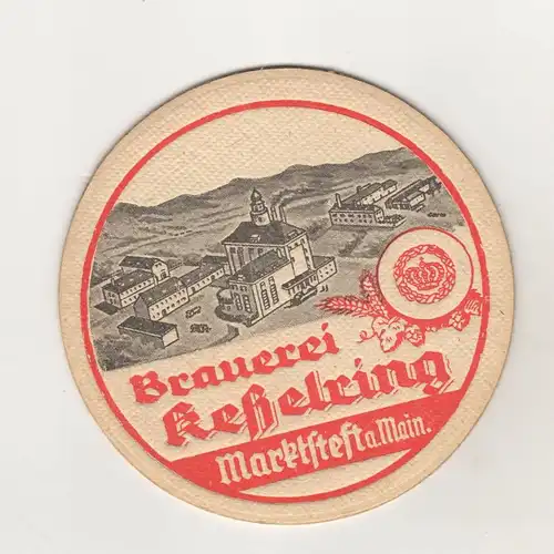 D-3 / BD Bierdeckel Brauerei Kesselring Marktsteft am Main Unterfranken / 2