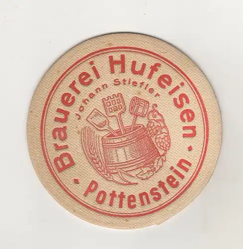 A-1 / BD Brauerei Hufeisen Johann Stiefler Pottenstein Oberfranken / 5