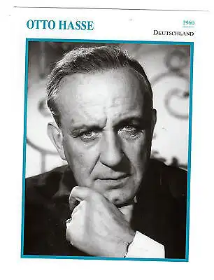 Starporträts Star Foto Movie Card OTTO HASSE 1960 Deutschland