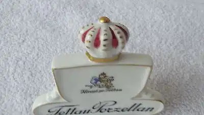 Porzellan Aufsteller Königlich Preussisches Tettau Porzellan