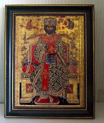 Ikone Porzellan Bild Christus der Hohepriester Limitiert 1133/3000 Heinrich 0