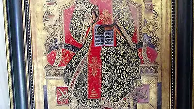 Ikone Porzellan Bild Christus der Hohepriester Limitiert 1133/3000 Heinrich