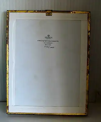 Ikone Porzellan Bild Christus der Hohepriester Limitiert 1133/3000 Heinrich