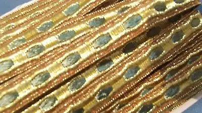 Wunderschöne Goldborte Gold Bodüre 13 Meter Trachten Mittelalter hohe Qualität