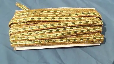 Wunderschöne Goldborte Gold Bodüre 13 Meter Trachten Mittelalter hohe Qualität