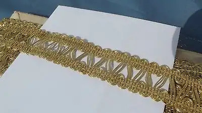 Wunderschöne Goldborte Gold Bodüre Trachten Mittelalter hochwertige Qualität