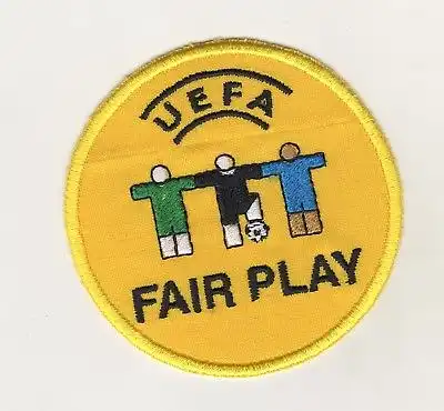 Stoff Aufnäher Fußball Euro 2008  UEFA Fair Play  Patch