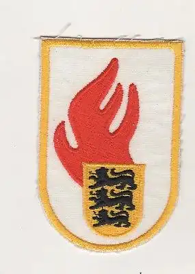 Original Aufnäher Patches Feuerwehr Baden-Württemberg