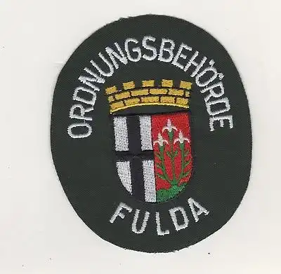 Uniform Aufnäher Patch Ordnungsbehörde Fulda Hessen Ordnungsamt