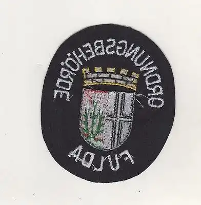 Uniform Aufnäher Patch Ordnungsbehörde Fulda Hessen Ordnungsamt