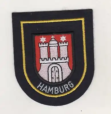 Feuerwehr Uniform Aufnäher Patches Ärmelabzeichen Hamburg