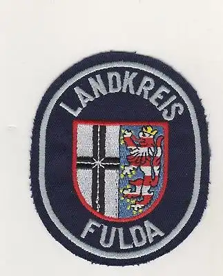 Feuerwehr Uniform Behörden Uniform Aufnäher Patches Landkreis Fulda