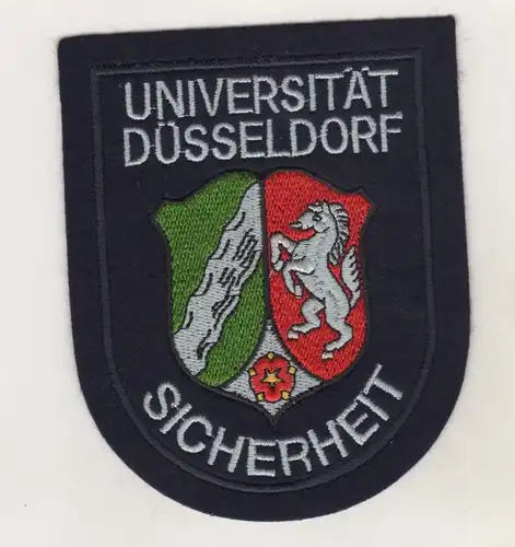 Original Aufnäher Universität Düsseldorf Sicherheit