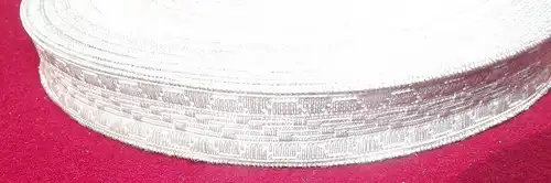 1 Rolle Antike Uniform Tresse Litze Silber 21 Meter x 15 mm